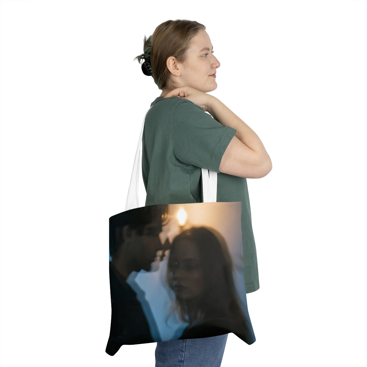 Midnight Reflections Shoulder Tote - Cozy Book Carry |...