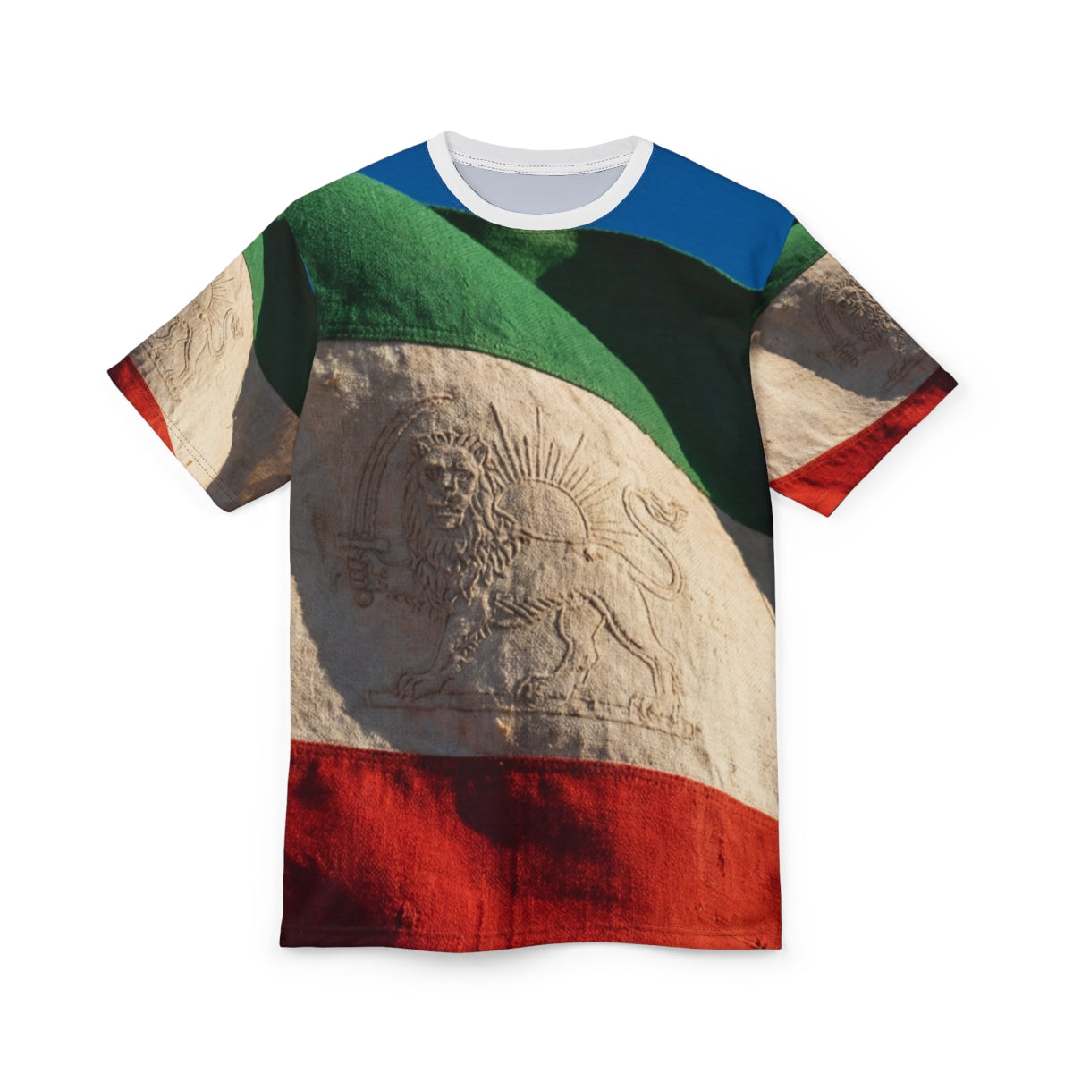 Men's Cut & Sew Tee - Vintage Lion Flag Tee | Echovira...