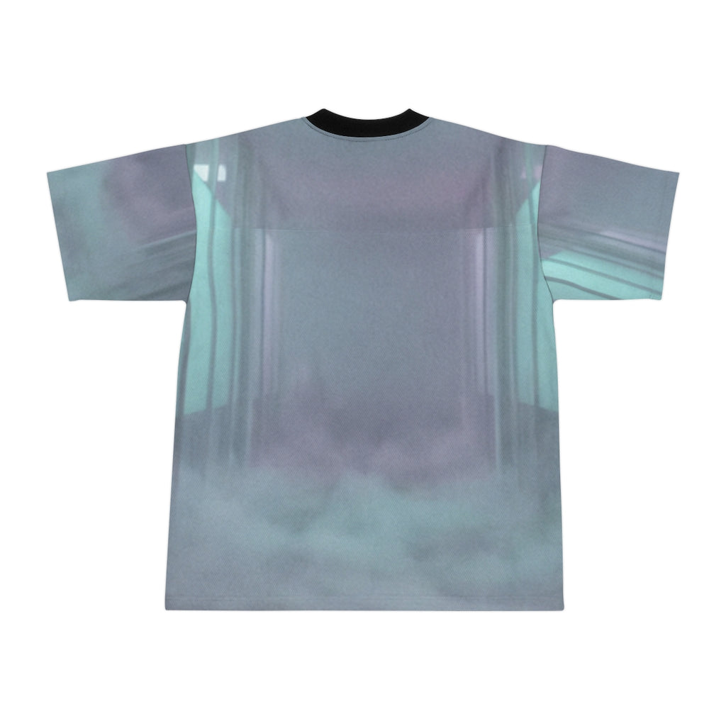 Unisex Football Jersey - Liminal Corridor Fog Art Print |...