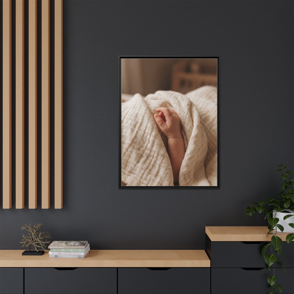 Framed Matte Canvas - Neutral Nursery