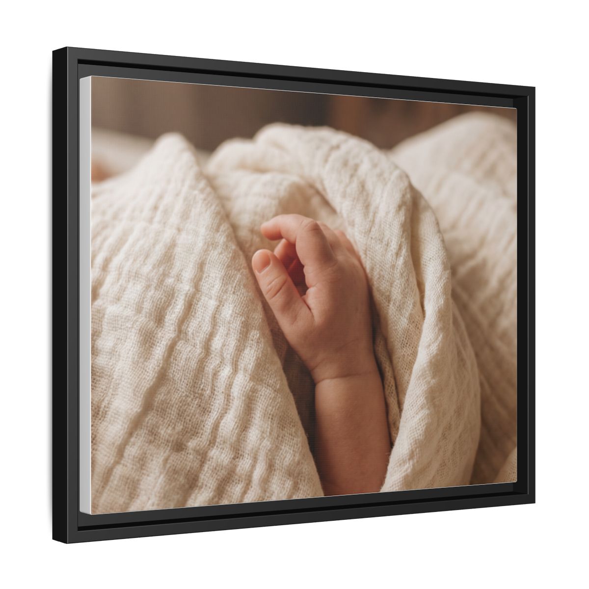 Framed Canvas - Minimalist Decor — Black / 1.25"