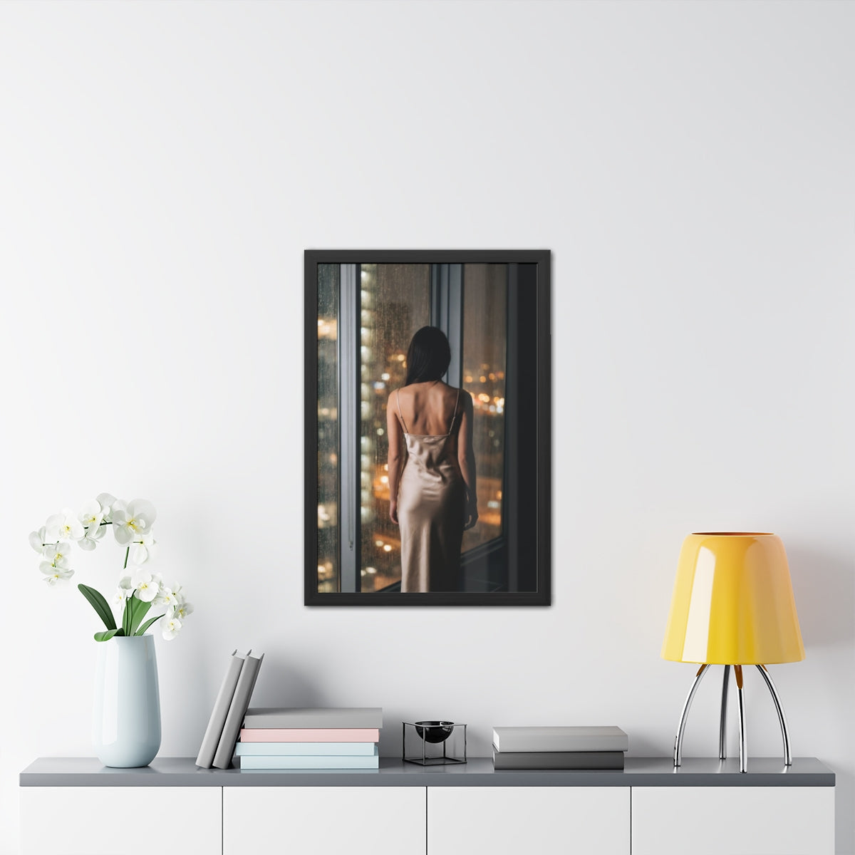 Framed Poster - Rainscape Silhouette — Portrait (8×12, 9×11...