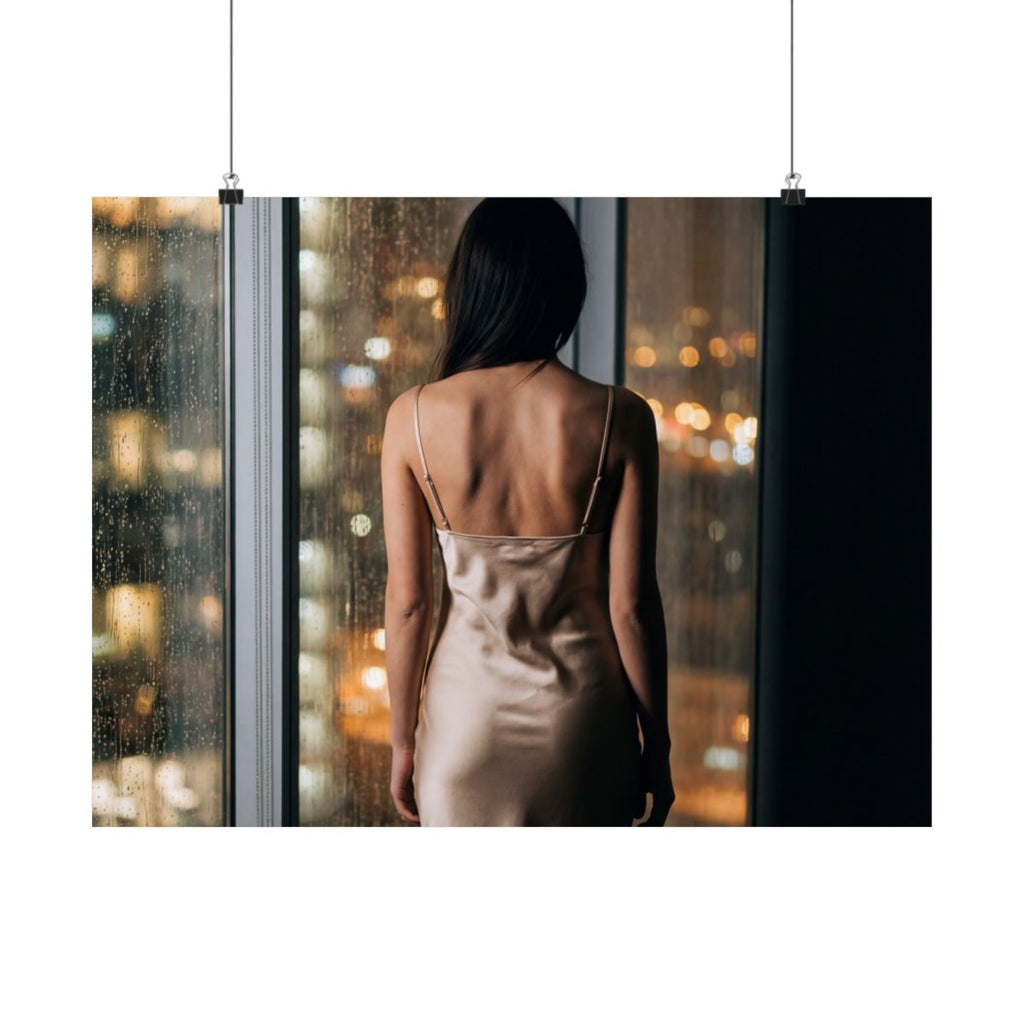 Matte Horizontal Posters - Midnight Reflections by Ella Farjad (10×8 & 54×36)
