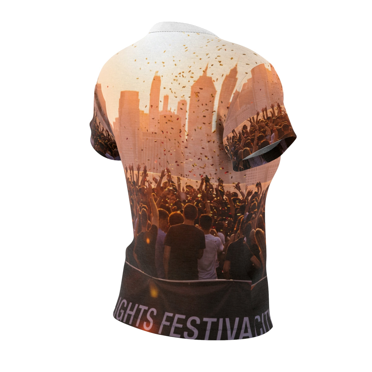 Women's Cut & Sew Tee - City Lights | Echovira Gallery