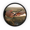 Wall Clock - The Infinite Touch | Ethereal Coastal Art |...
