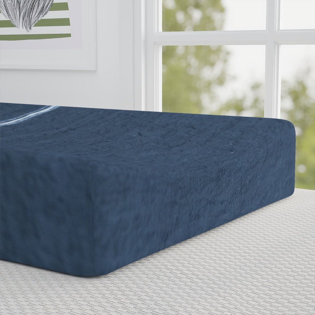 Minimalist Slate Baby Changing Pad Cover