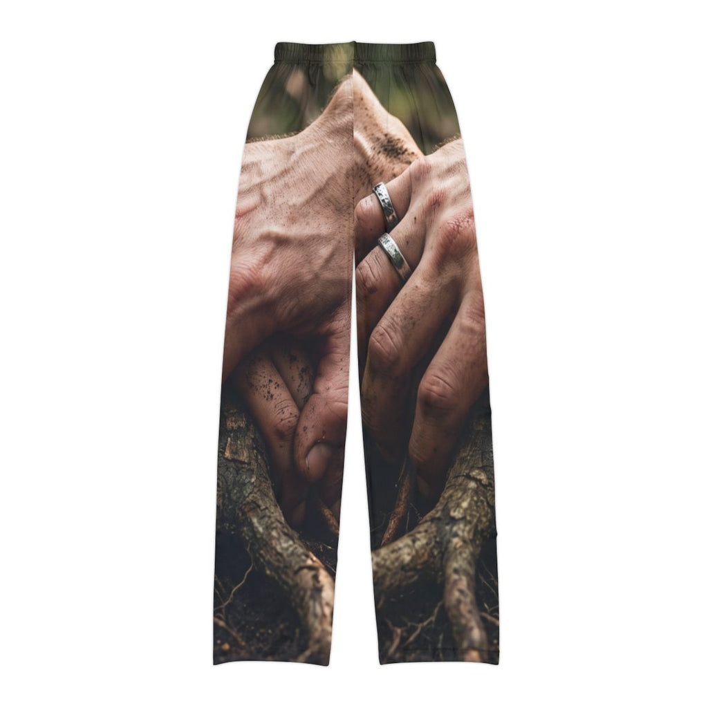 Kids Lounge Pants with Forest Root Art