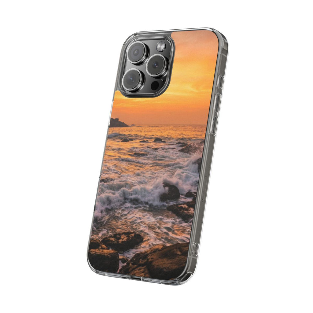 Clear Impact-Resistant Cases - Clear Phone Case - Golden...