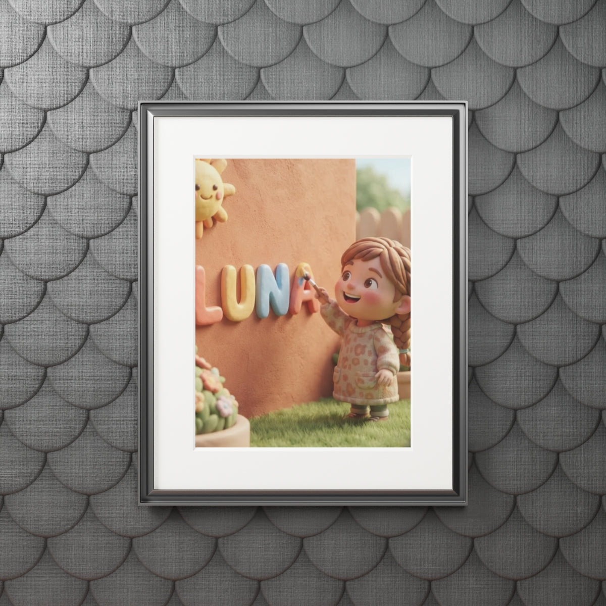 Fine Art Print - Luna Sunshine Passepartout — Portrait... |...