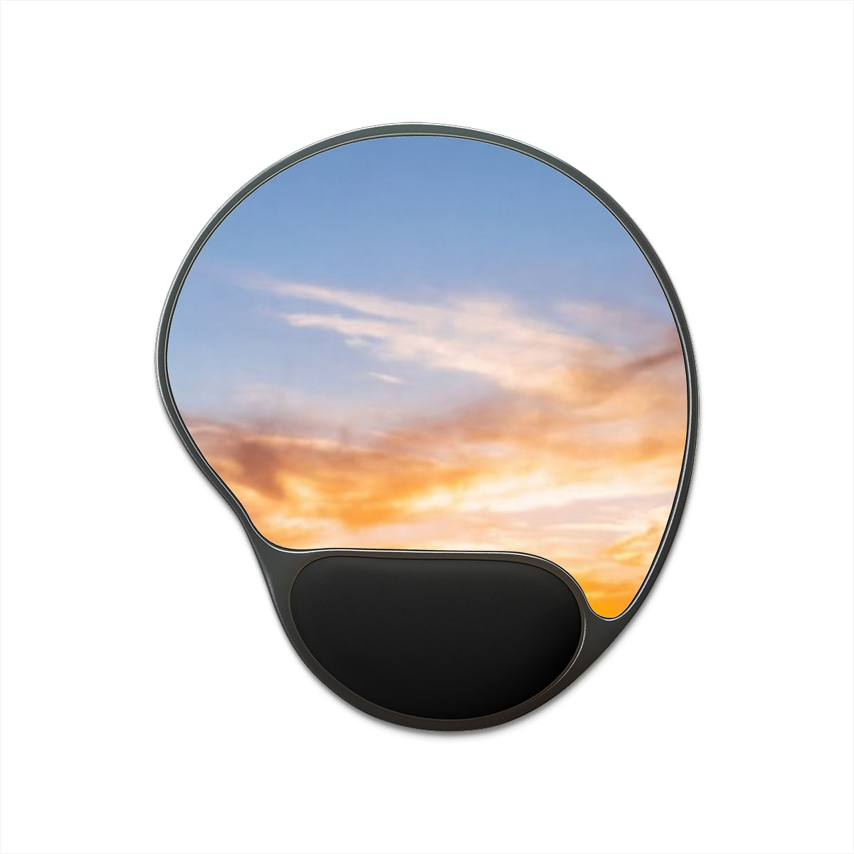 Mouse Pad with Wrist Rest - Sunset Trail | Echovira Gallery
