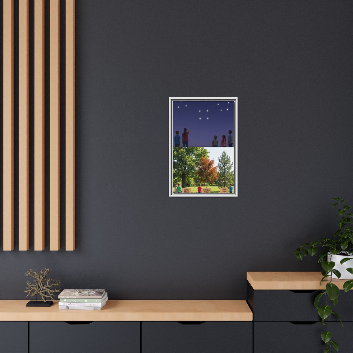 Framed Matte Canvas - Discovery — White / 1.25"