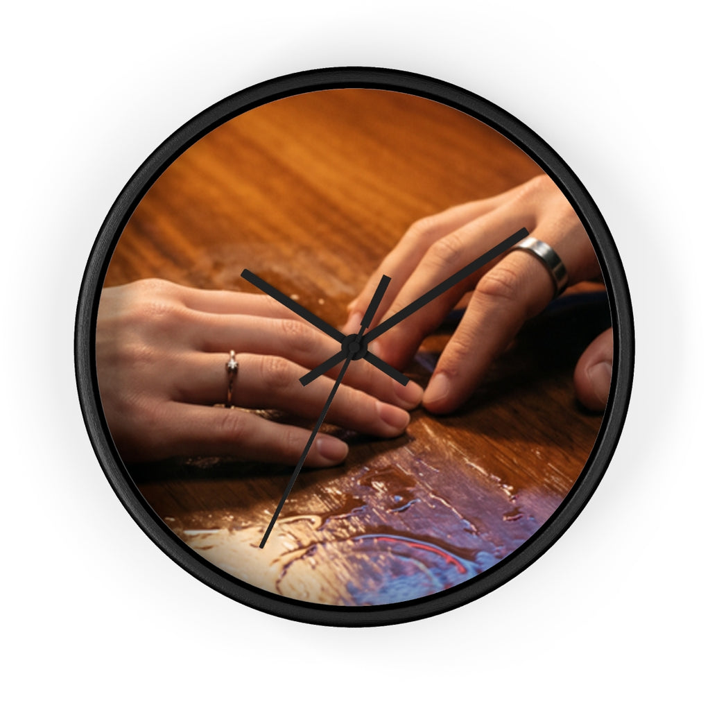 Wall Clock - Midnight Rendezvous | Echovira Gallery