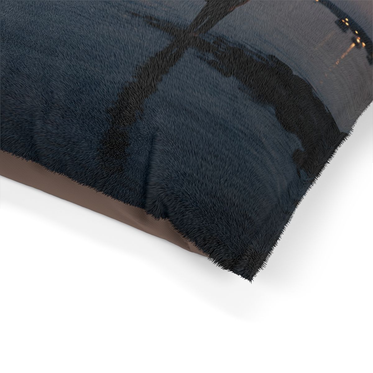 Pet Bed - Coastal Twilight Harbor | Echovira Gallery