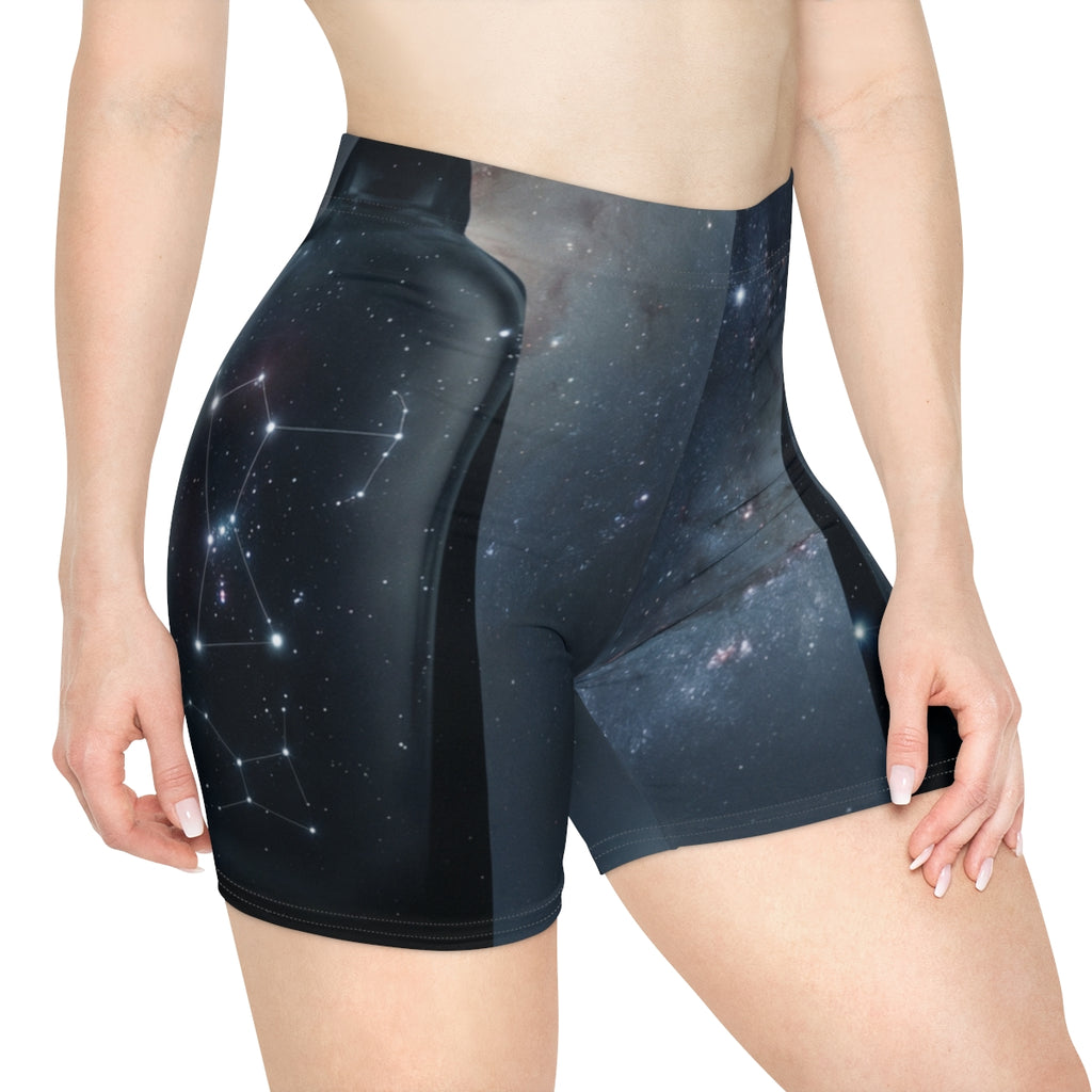 Women's Biker Shorts Orion Constellation Art