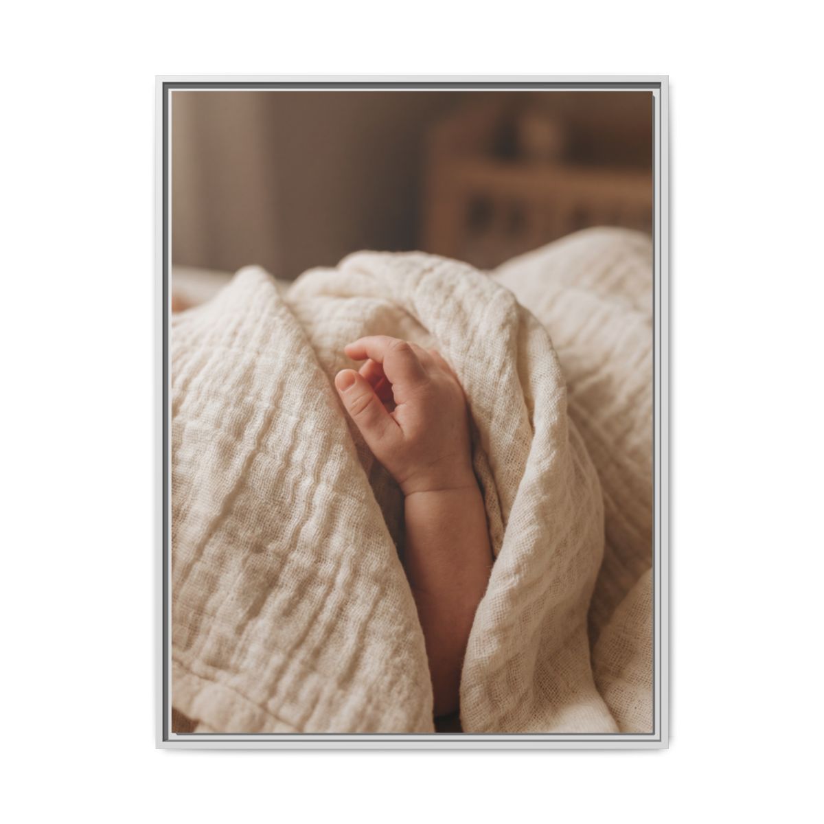 Matte Canvas, Framed - Neutral Nursery