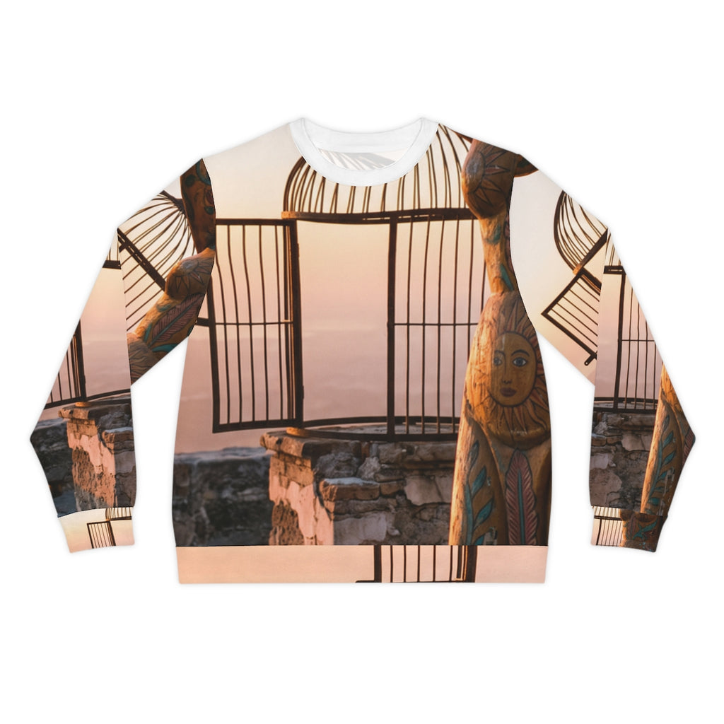 Men's Lightweight Sweatshirt - Golden Hour Mystic Sun... |...