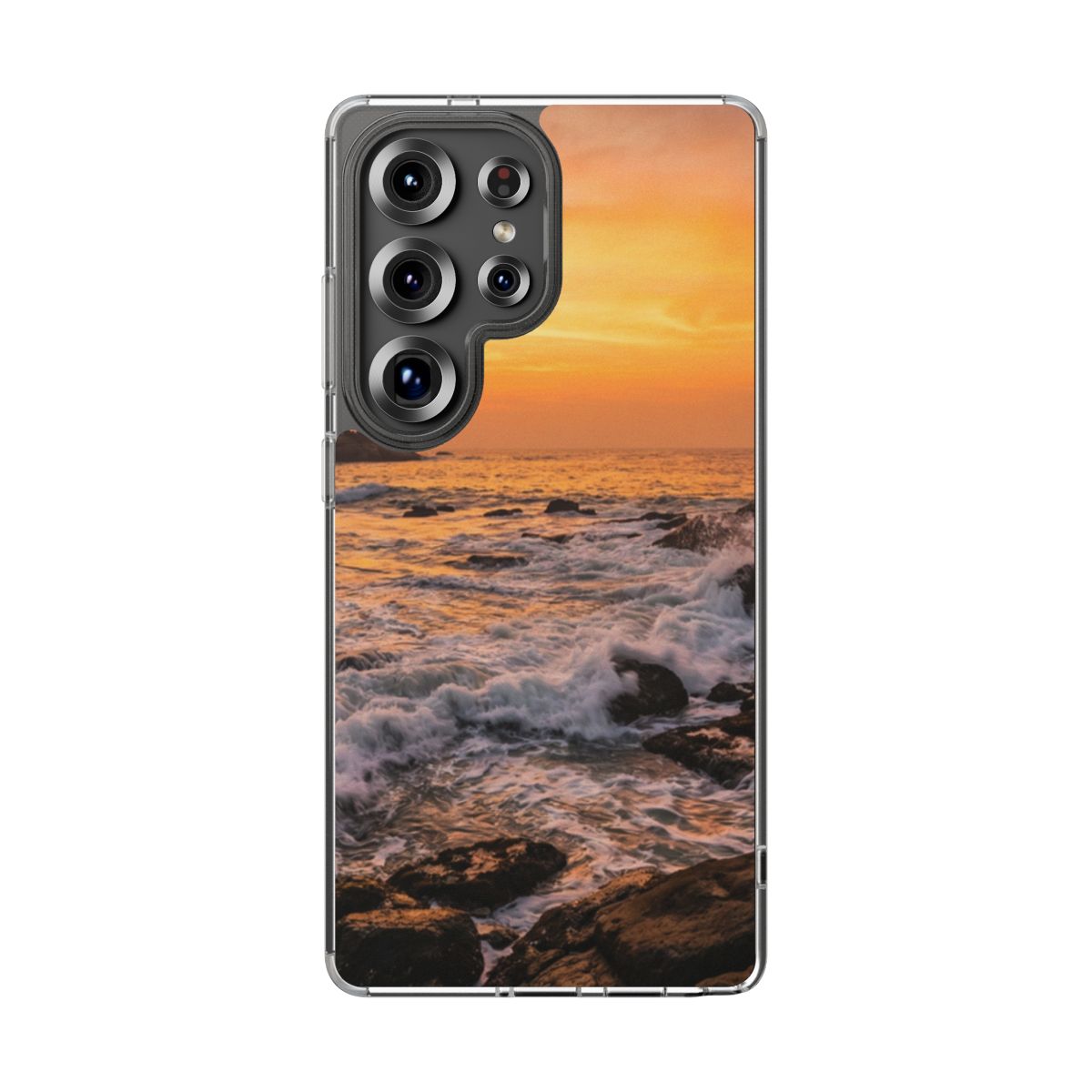 Clear Impact-Resistant Cases - Clear Phone Case - Golden...