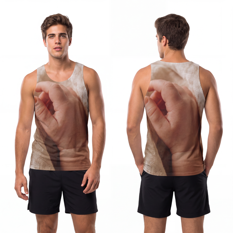 Men's Tank Top - Cozy Cream Style
