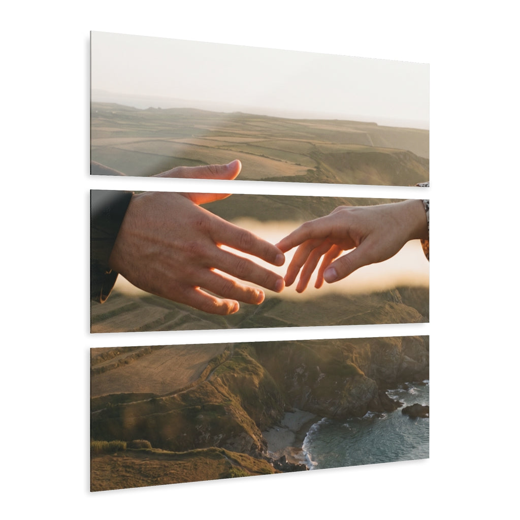 Acrylic Prints - The Infinite Touch | Ethereal Coastal Art |...