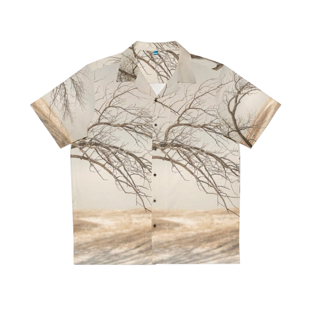 Men's Hawaiian Shirt - Winter Branch Solitude Landscape |...