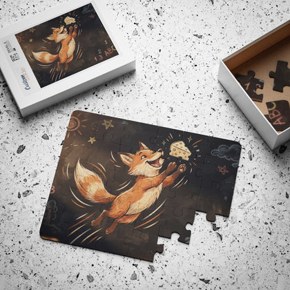 Kids' Puzzle 30-Piece - Playful Fox | Echovira Gallery