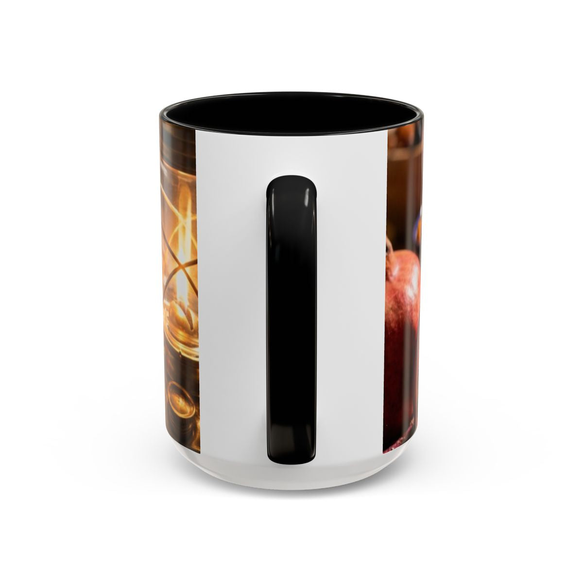 Accent Coffee Mug - Crimson Night Glow | Echovira Gallery