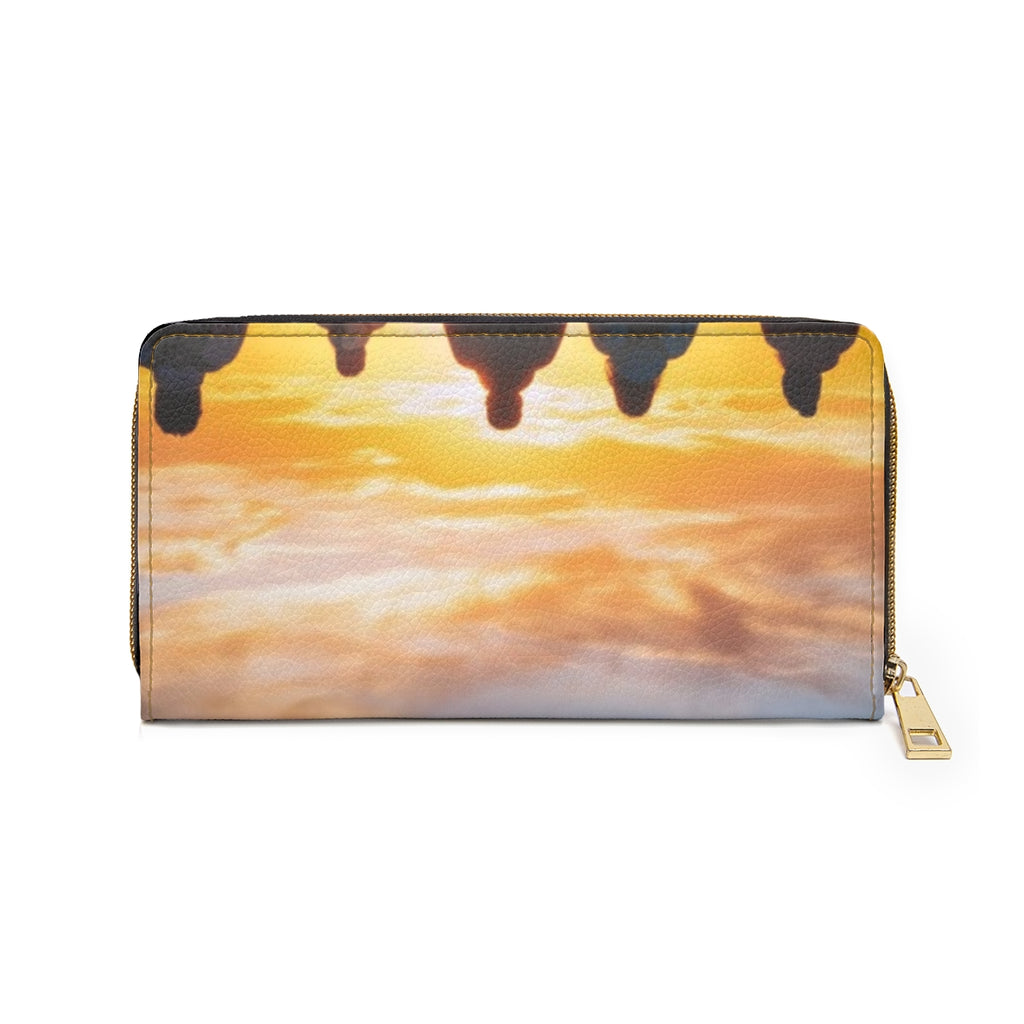 Zipper Wallet - Sunset Mountain Trail | Echovira Gallery