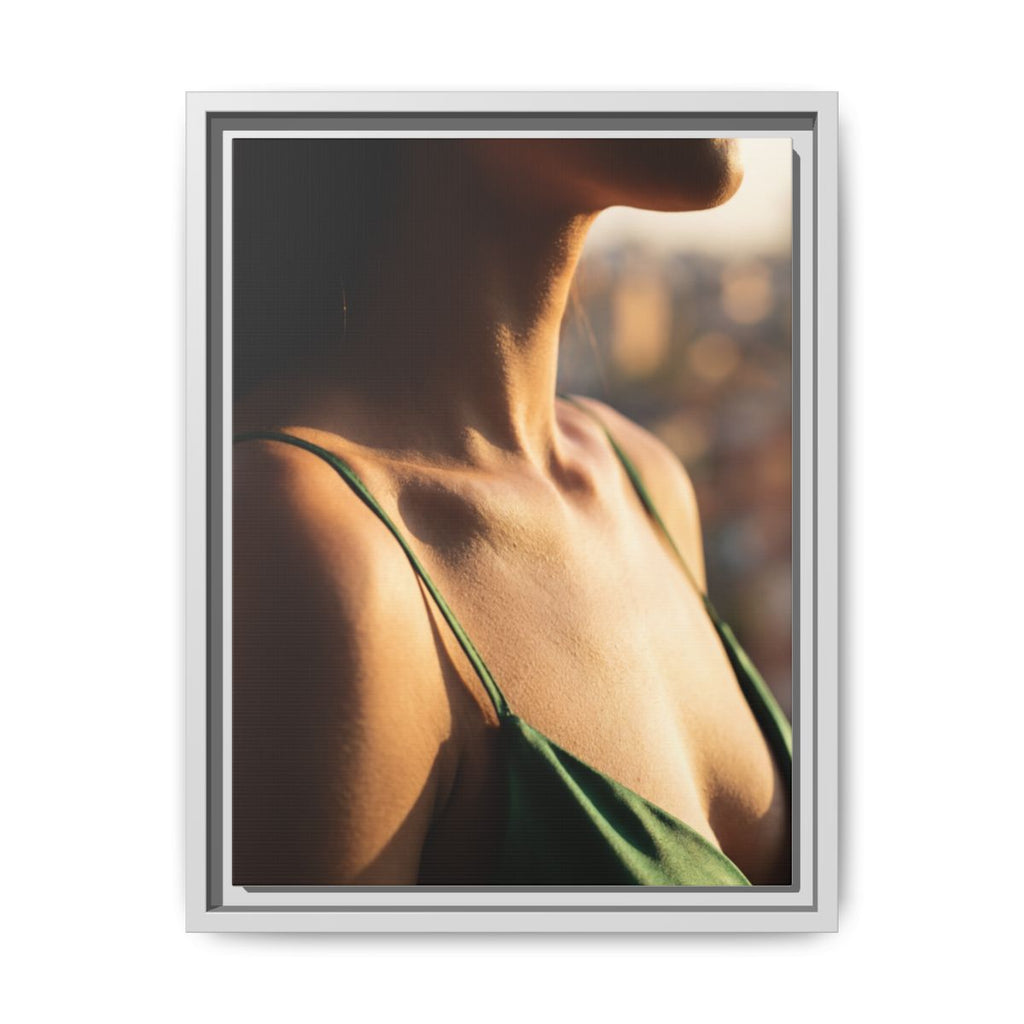 Framed Matte Canvas - Sunlit Muse