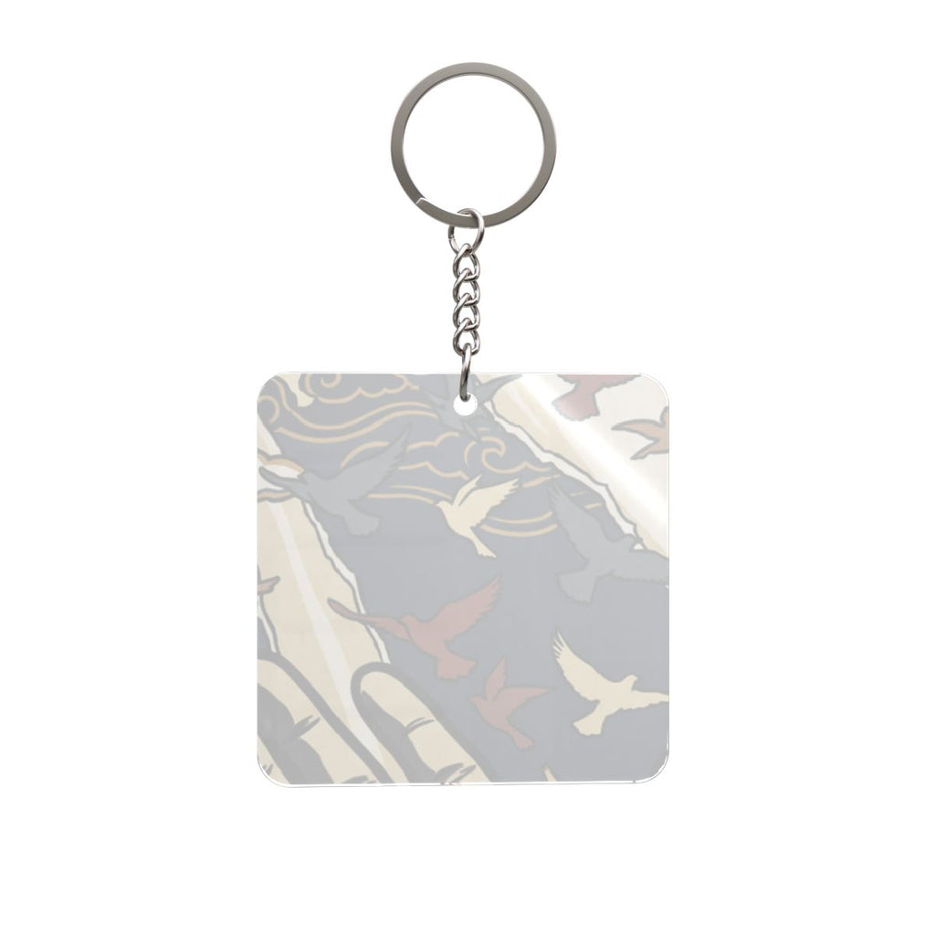 Square Keychain - Breath of Destiny | Echovira Gallery