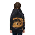 Children's Hoodie with Vintage Brass Compass