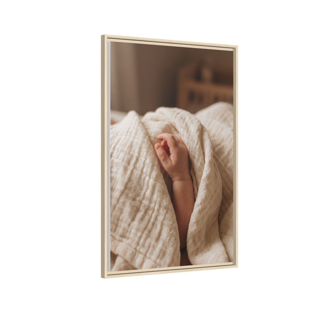 Matte Canvas, Framed - Neutral Nursery