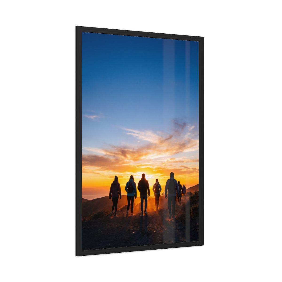 Framed Poster - Sunset Silhouette