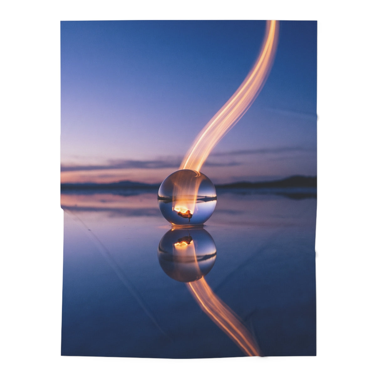 Crystal Sphere Art Baby Swaddle Blanket
