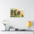 Framed Horizontal Poster - School Days — White (14×11... |...