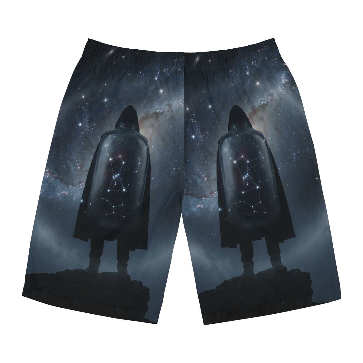 Men's Board Shorts with Orion Constellation Art