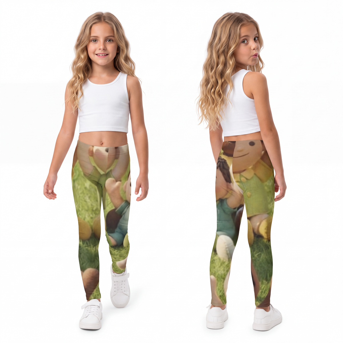Kids Leggings - Shoe Cottage Meadow Circle | Echovira...
