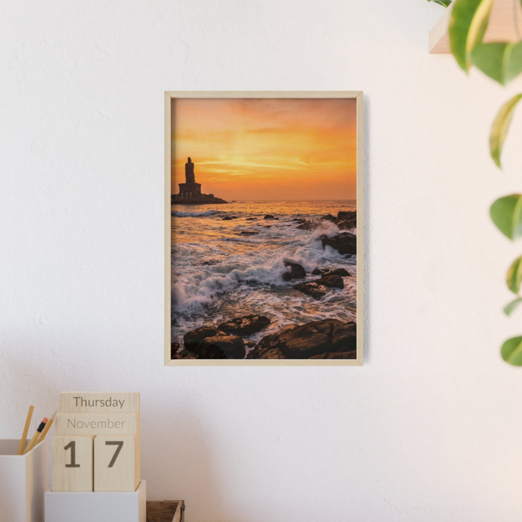 Framed Poster - Golden Hour Horizon