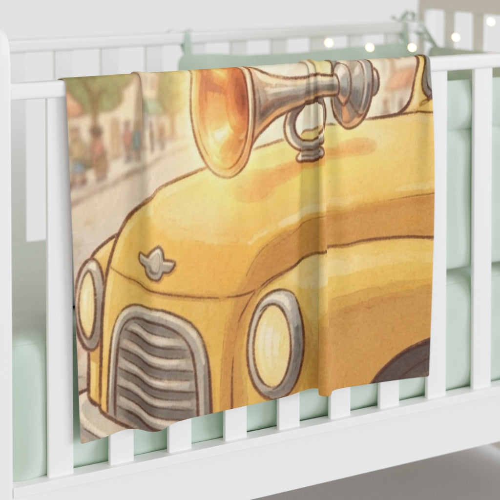 Baby Swaddle Blanket - Storybook Town | Echovira Gallery