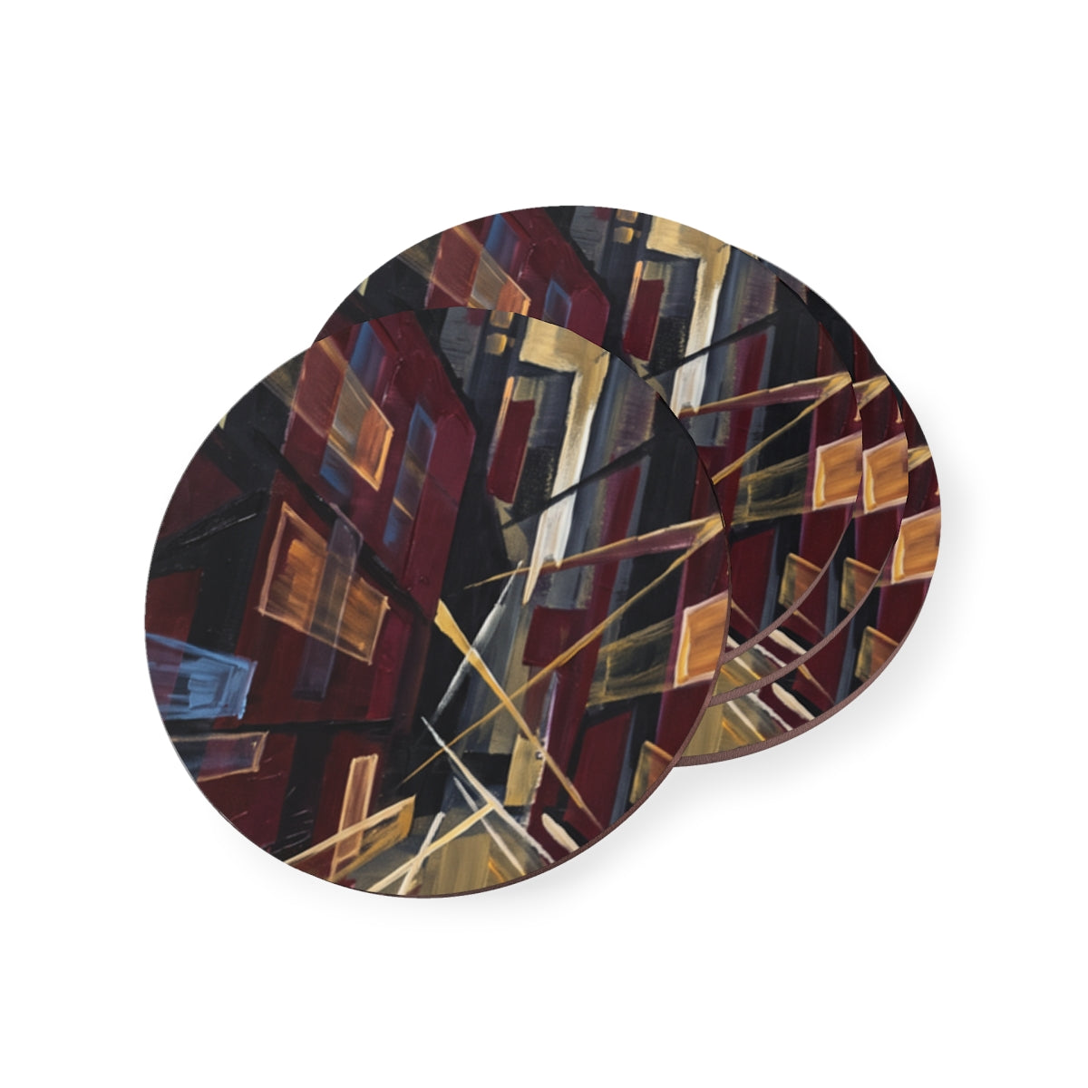 Coasters - Urban Perspective (Set of 4) (1 & 4 pcs) |...