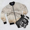 Men's Bomber Jacket - Winter Branch Solitude Landscape |...
