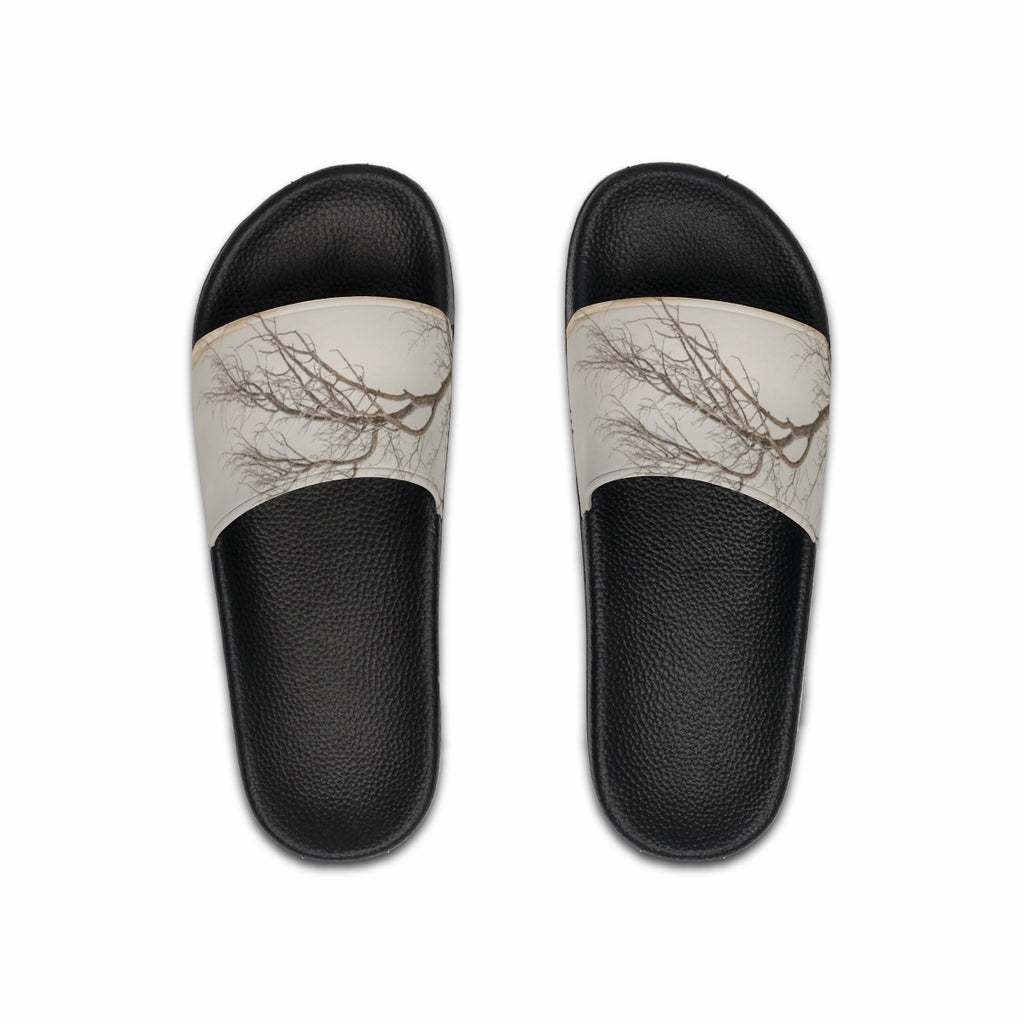 Men's Slide Sandals - Winter Branch Solitude Landscape |...