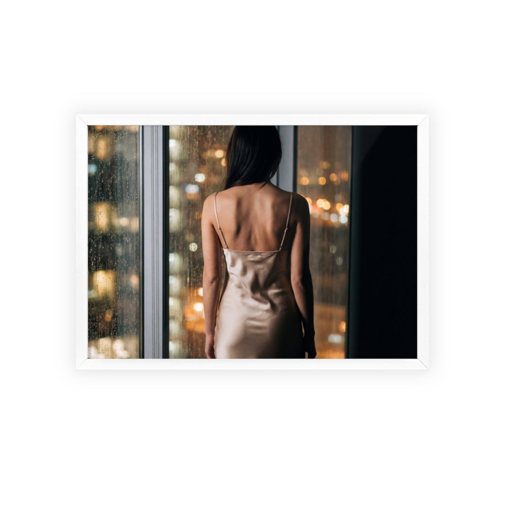 Framed Poster - Cinematic Window View