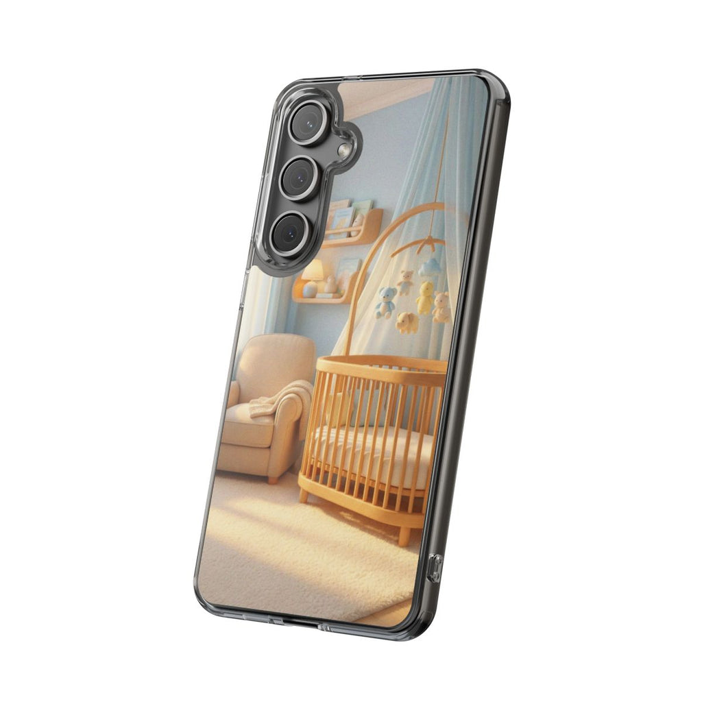 Clear Impact-Resistant Cases - Soft Blue Clear Phone Case...