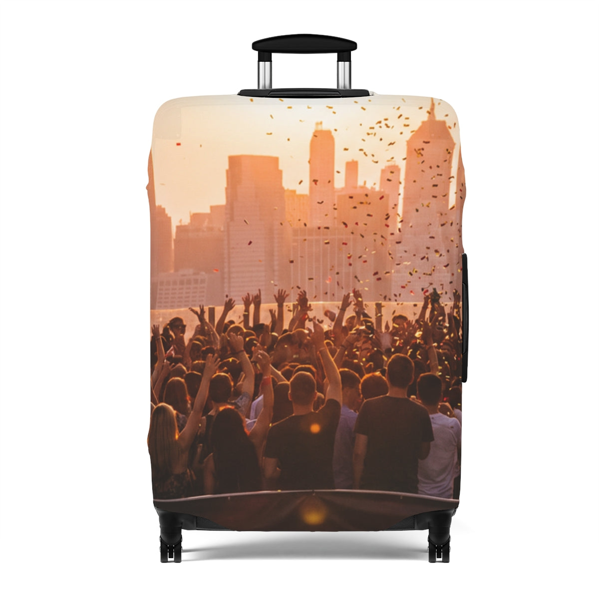 Luggage Cover - City Lights Festival | Echovira Gallery