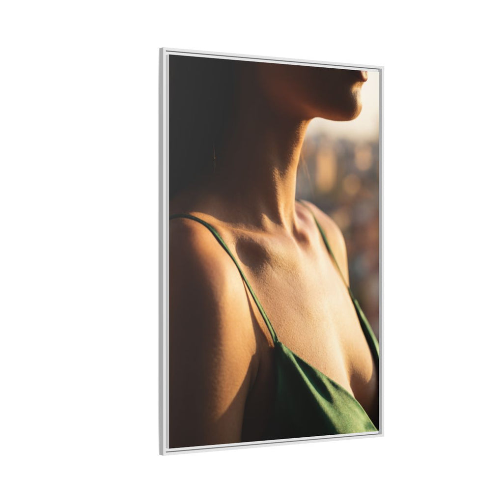 Framed Matte Canvas - Sunlit Muse