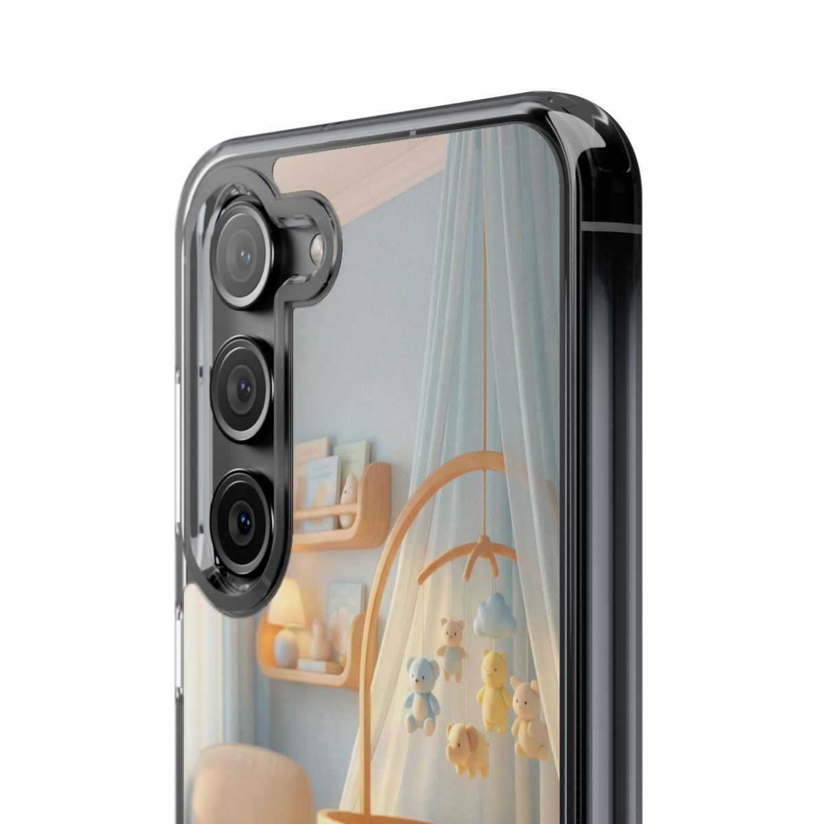 Clear Impact-Resistant Cases - Soft Blue Clear Phone Case...