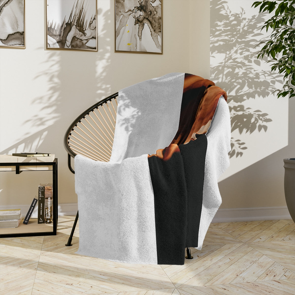 Microfiber Blanket - Satin Sunset Glow | Echovira Gallery