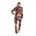 Women's Satin Pajamas - Shattered Elegance | Echovira...
