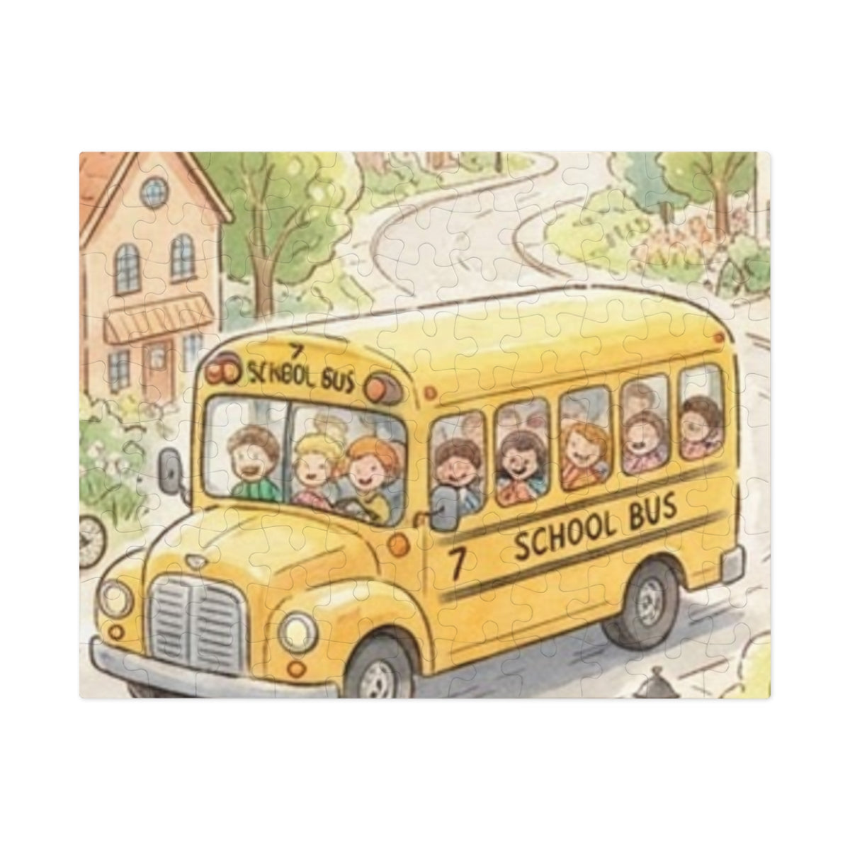 Jigsaw Puzzle with Tin - Storybook Village (30, 110, 252......