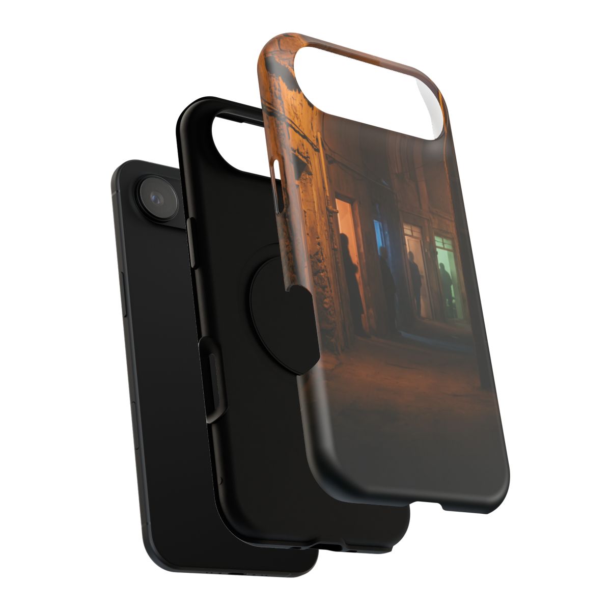 Impact-Resistant Apple iPhone Cases - Shadows of the City | iPhone 17 Pro Max, 17 Pro, 17 Air & More